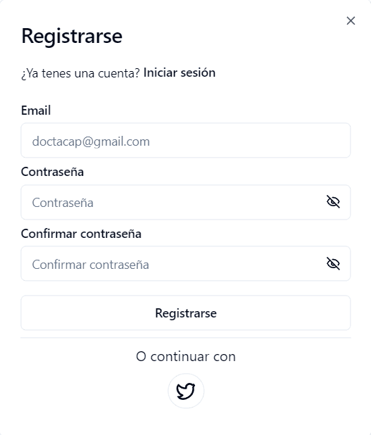 Registrarse en Docta